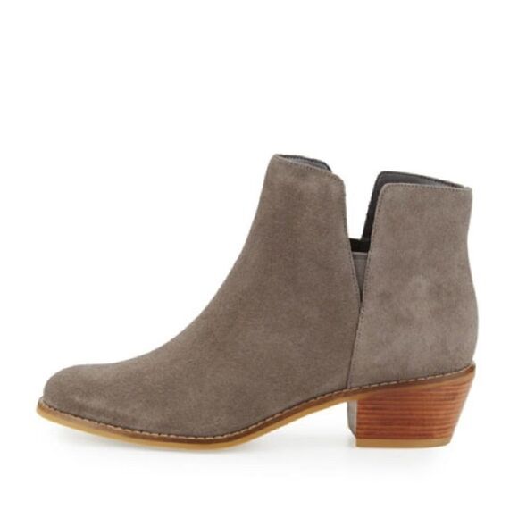 Cole Haan Abbott cutout suede booties - Picture 2 of 4
